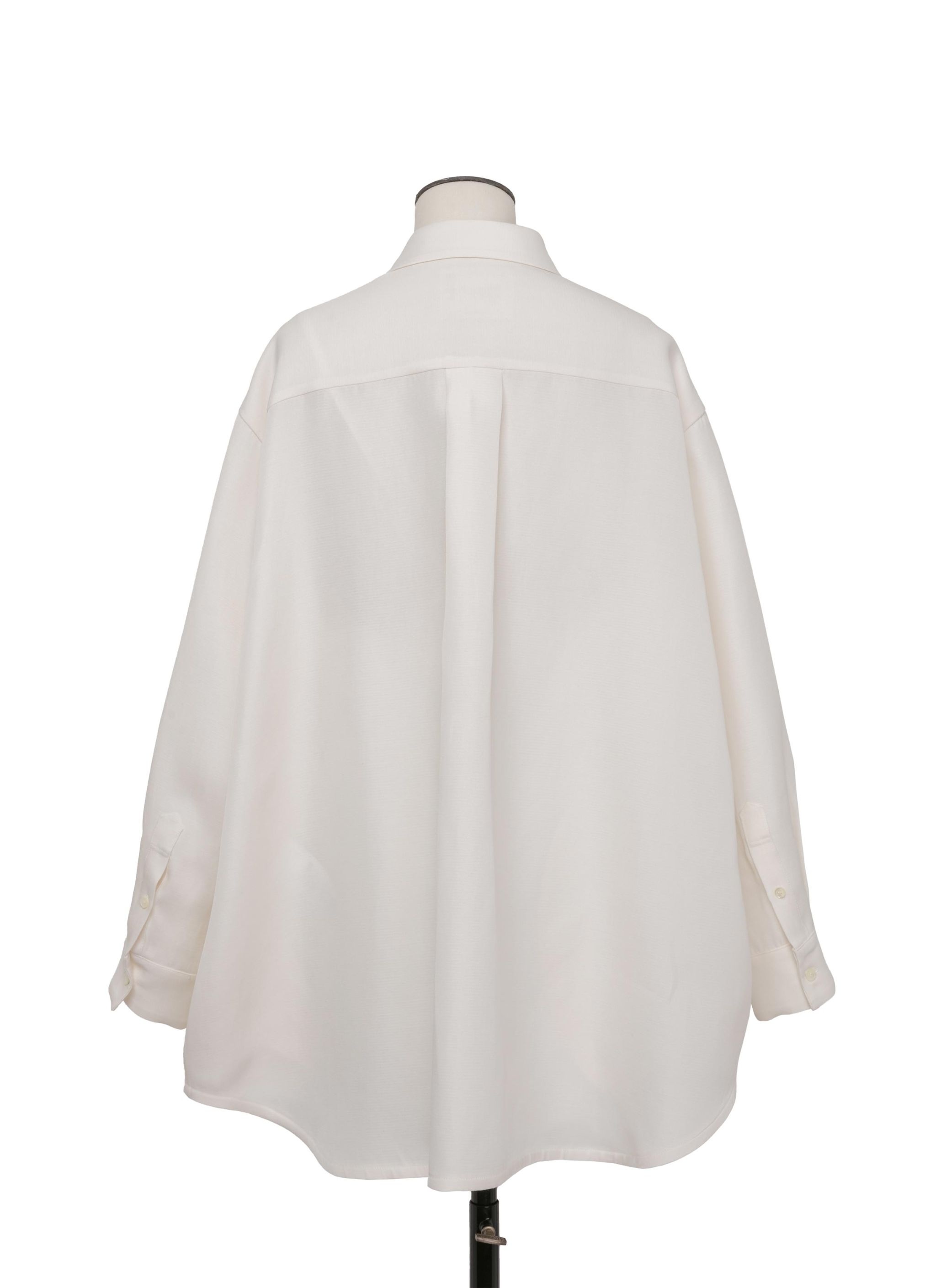 Double-Faced Silk Cotton Shirt Dress - 3