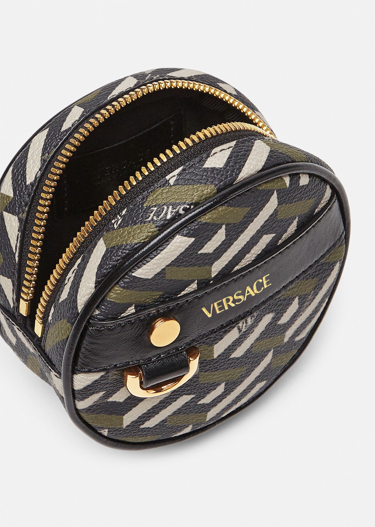 La Greca Signature Modular Round Pouch - 4