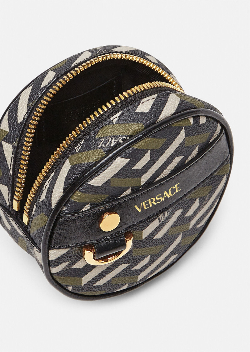 La Greca Signature Modular Round Pouch 4