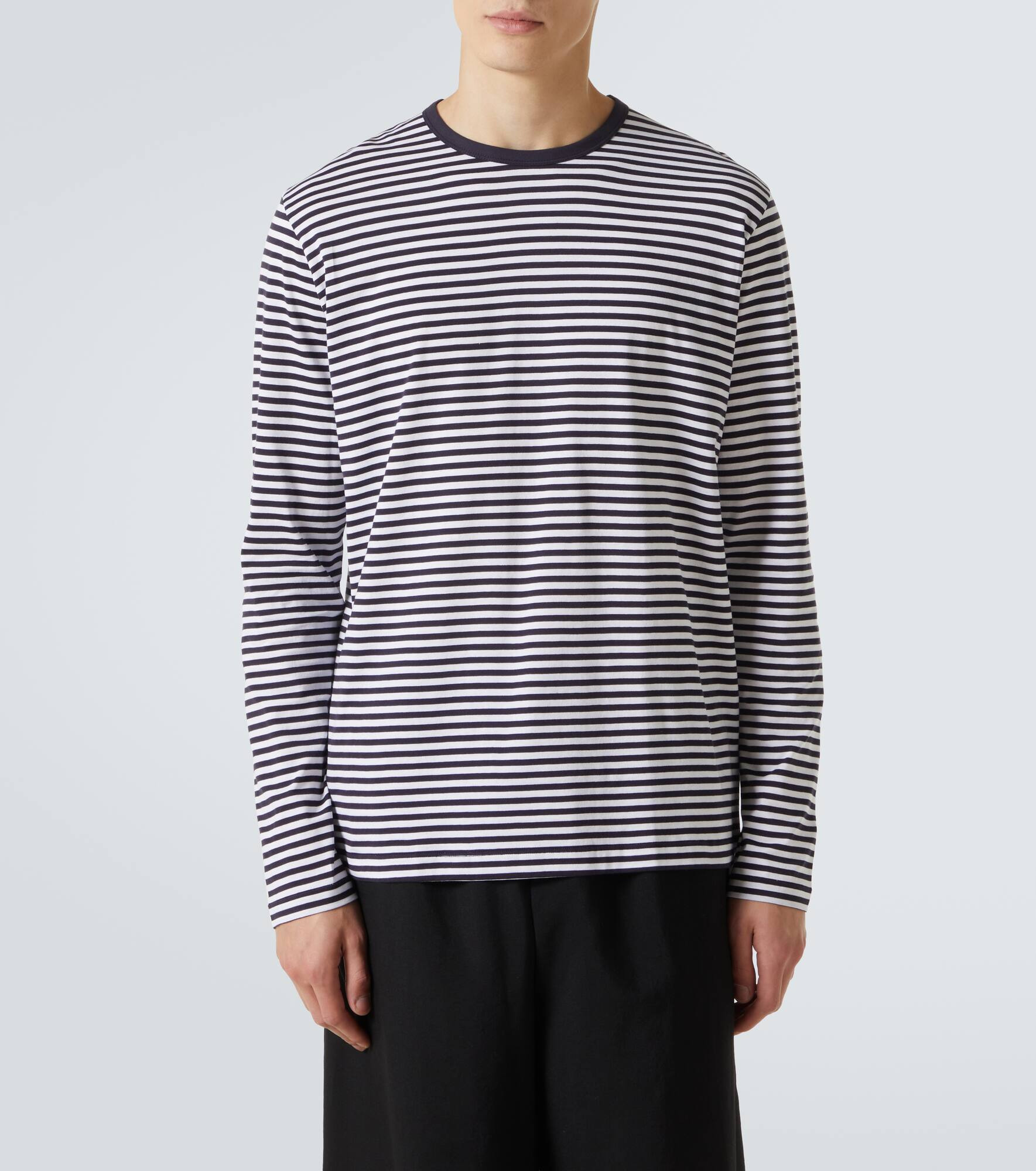 Striped cotton T-shirr - 3