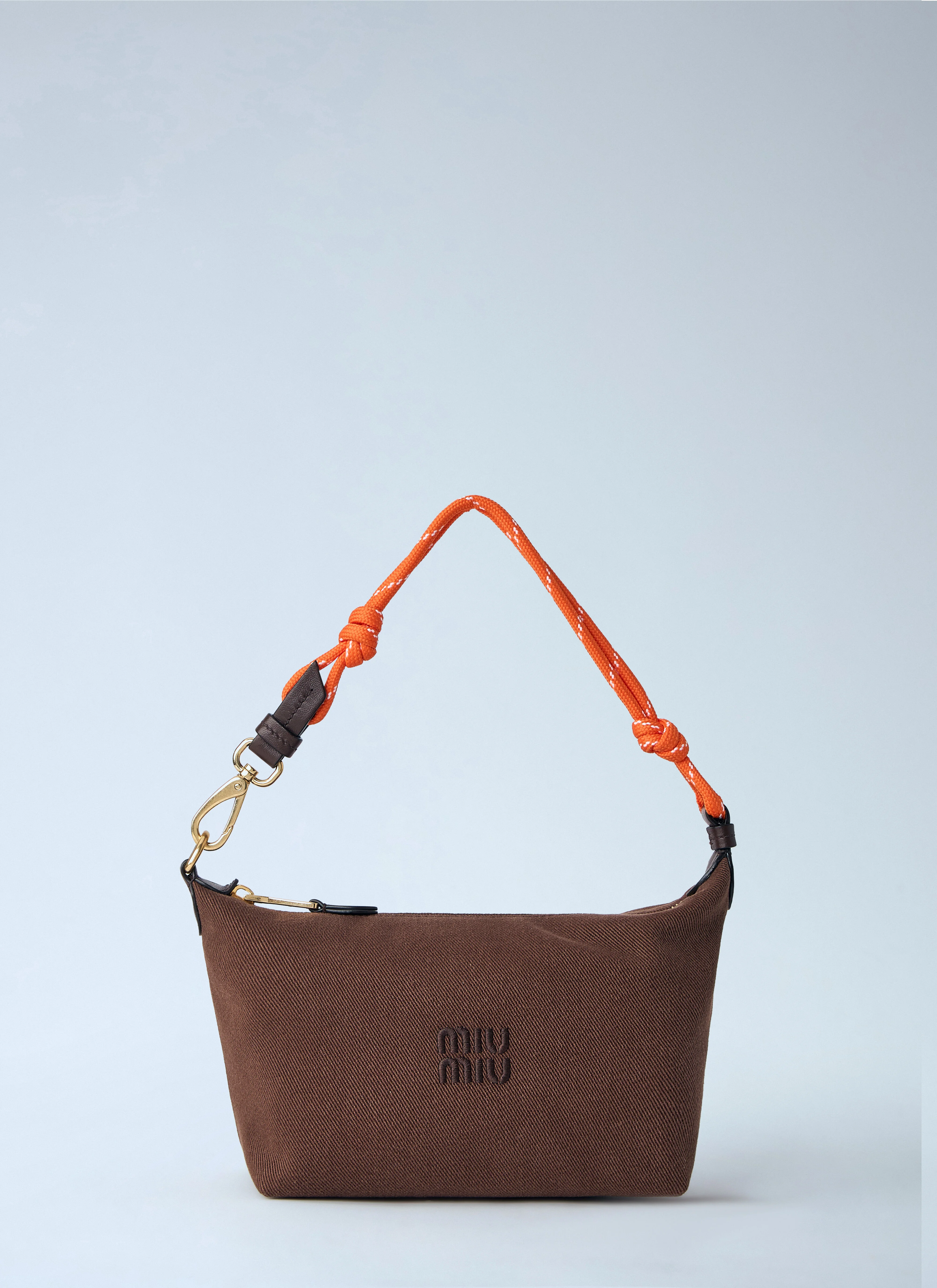 Gabardine Zip Handbag - 1