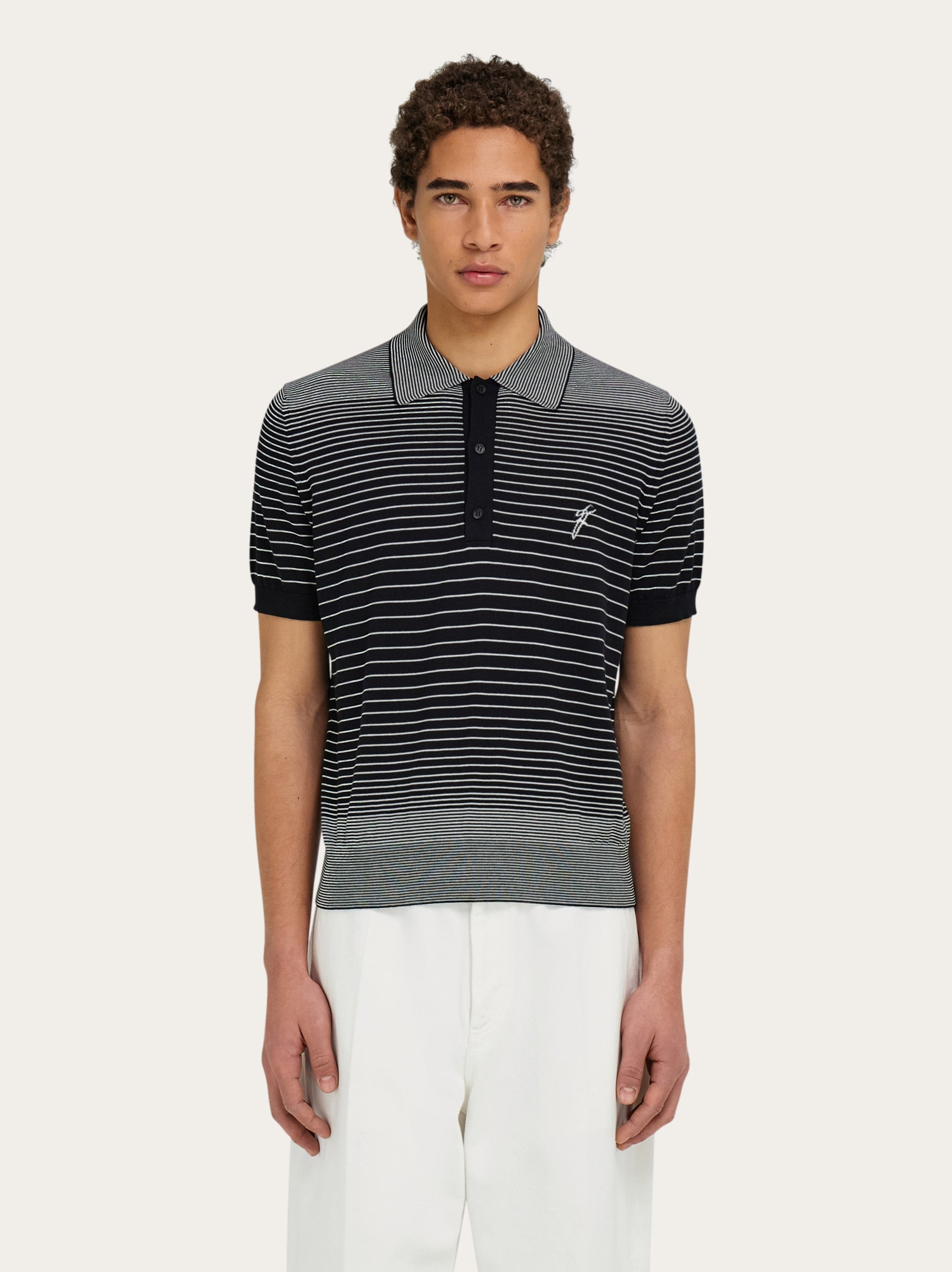 Degrade striped polo shirt - 2