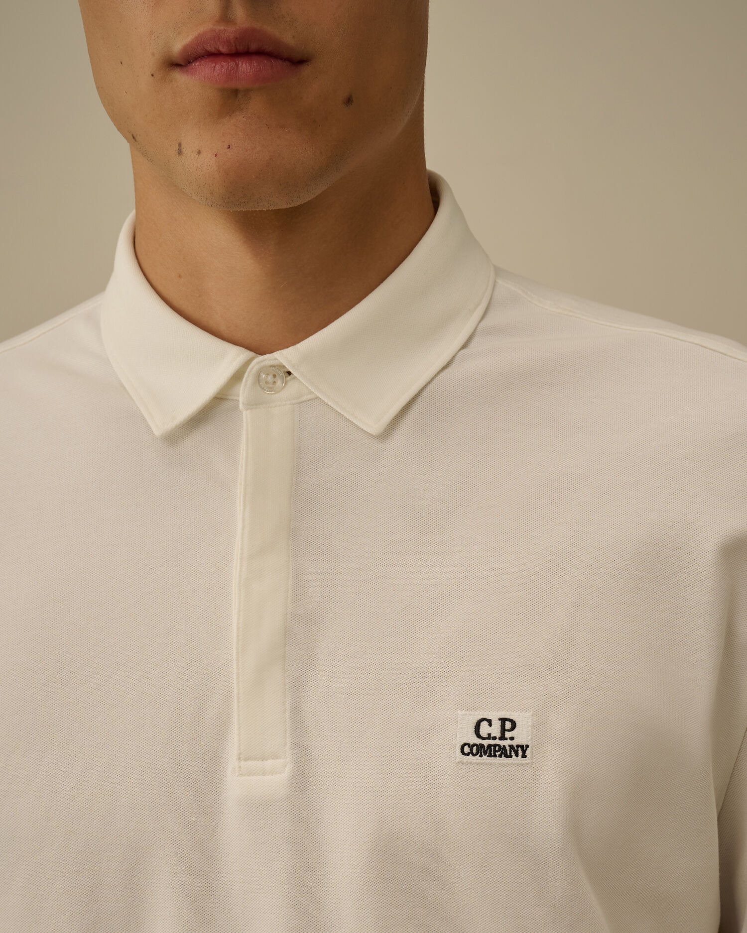 Stretch Piquet Long Sleeve Polo - 5