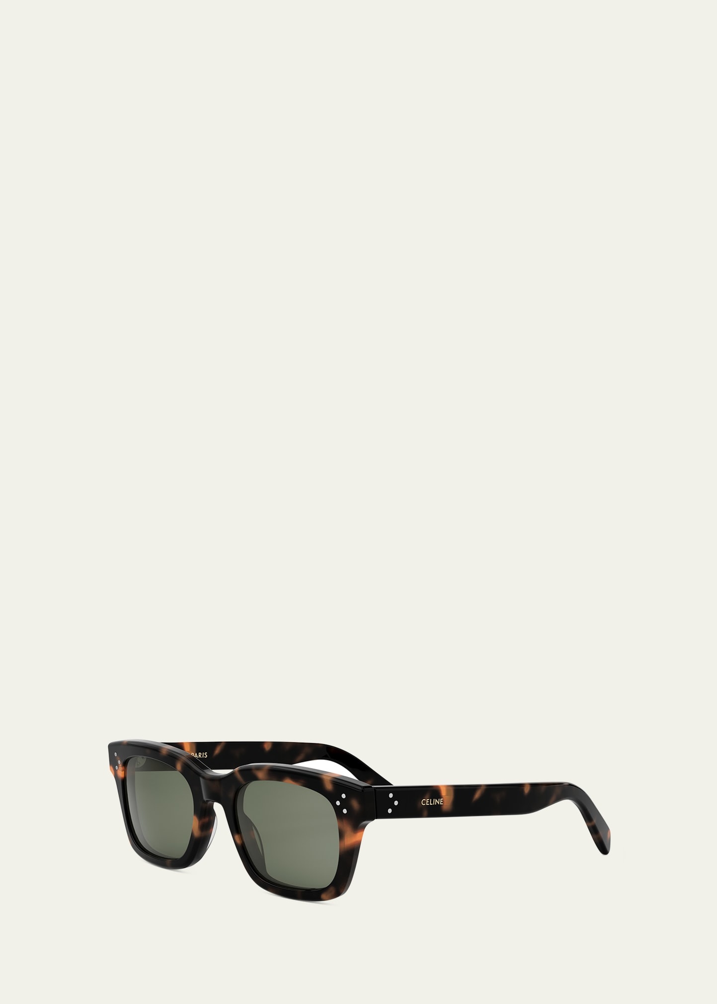 Men's Three Dots Acetate and Nylon Square Sunglasses - 2