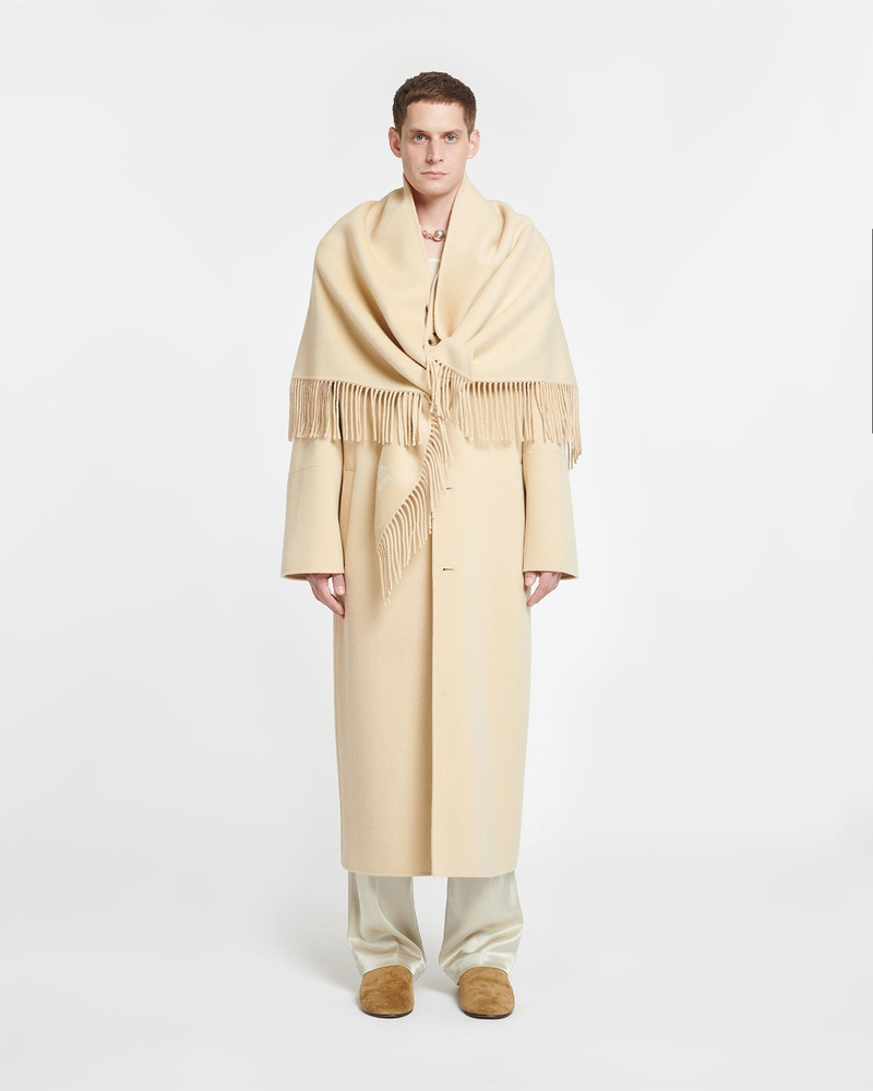 Nanushka Double Wool And Silk-Blend Scarf outlook