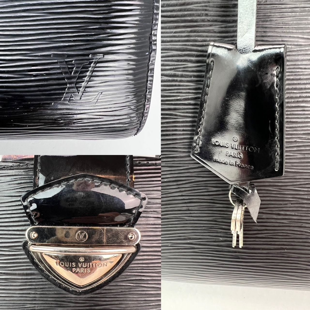 Louis Vuitton Electric Epi Pont Neuf GM Hand Bag - 3