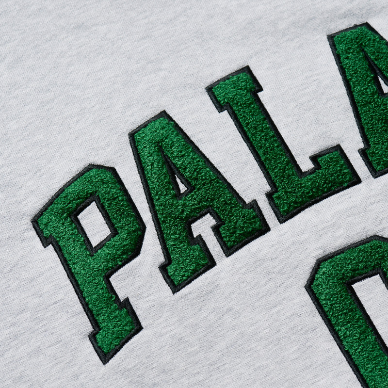 PALACE 09 CREW GREY MARL 3