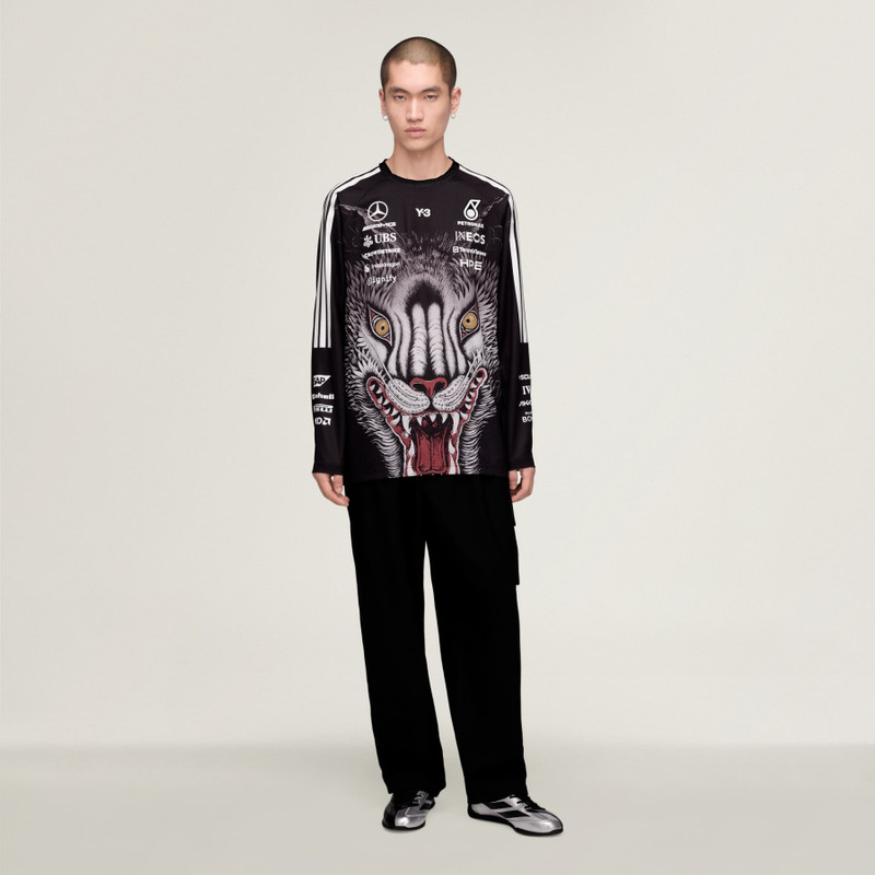 Y-3 MERCEDES DRIVER JERSEY LONG SLEEVE 5