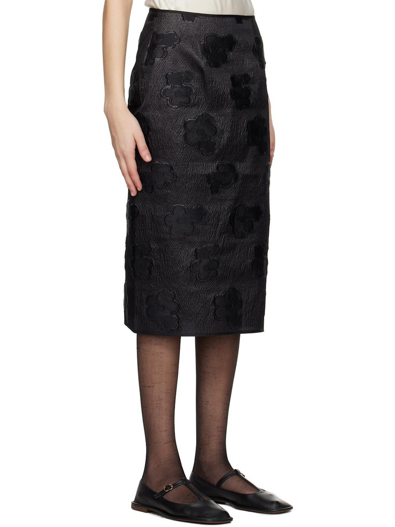 Black Allegra Midi Skirt 2