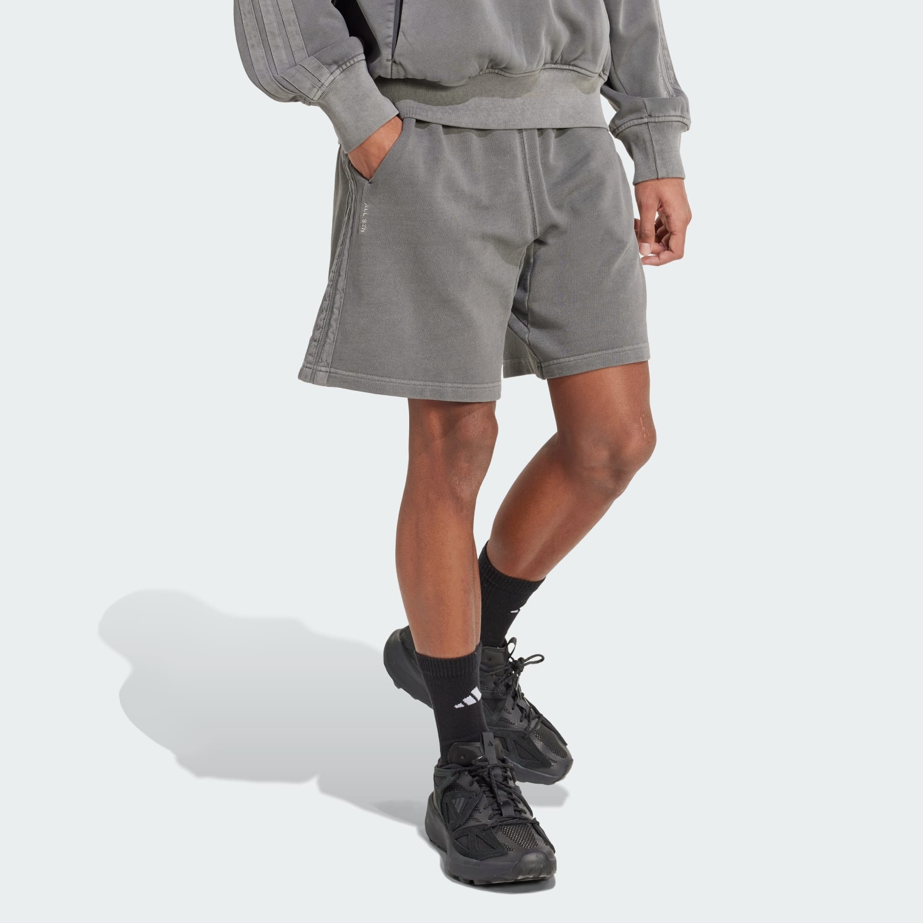 ALL SZN French Terry Washed 8 Inch Shorts - 4