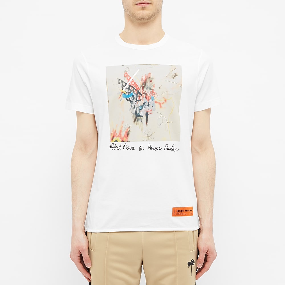 Heron Preston Robert Nava Embroidery & Print Tee - 4