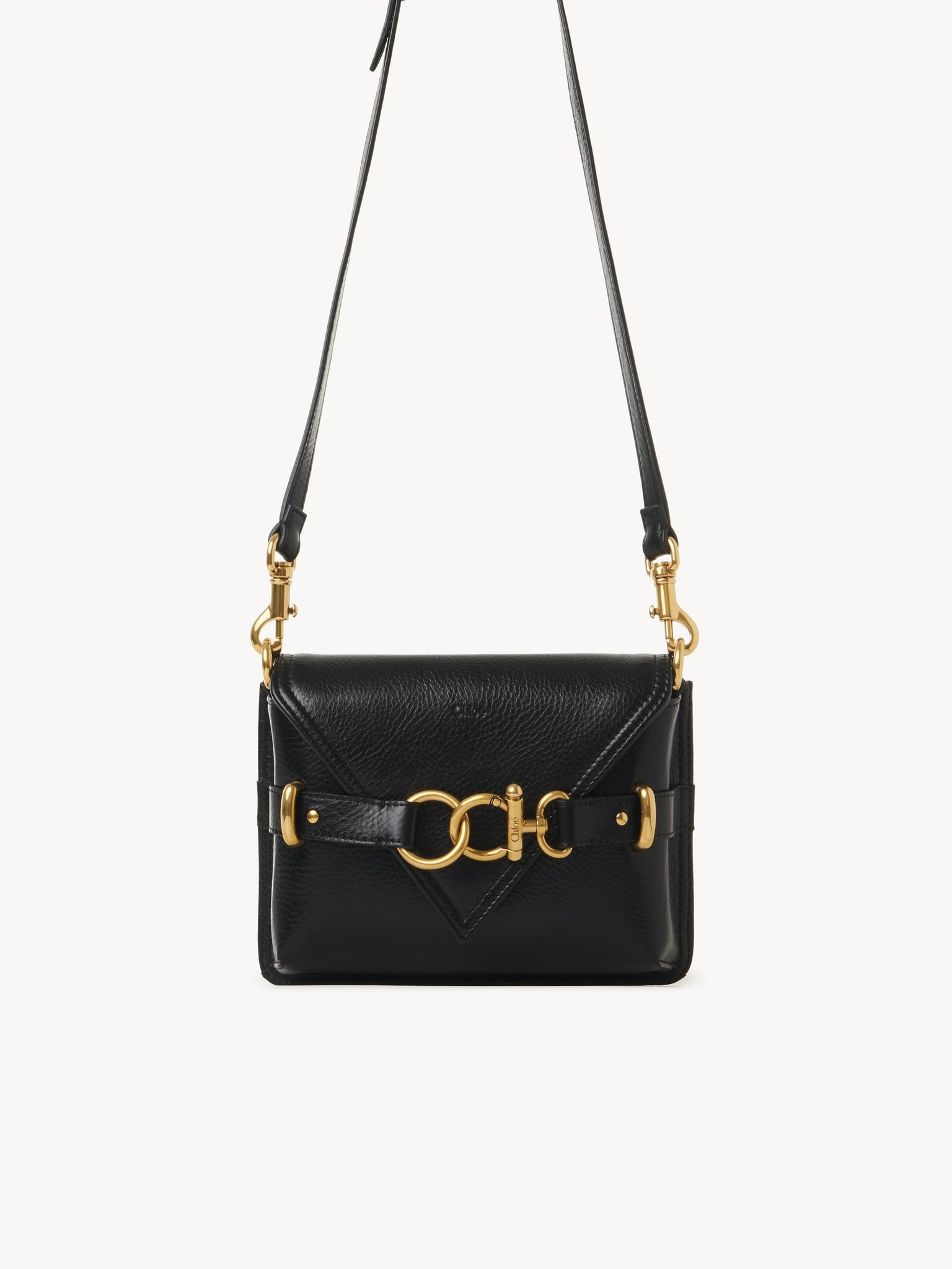 MINI CROSSBODY CAPE BAG IN GRAINED LEATHER - 1
