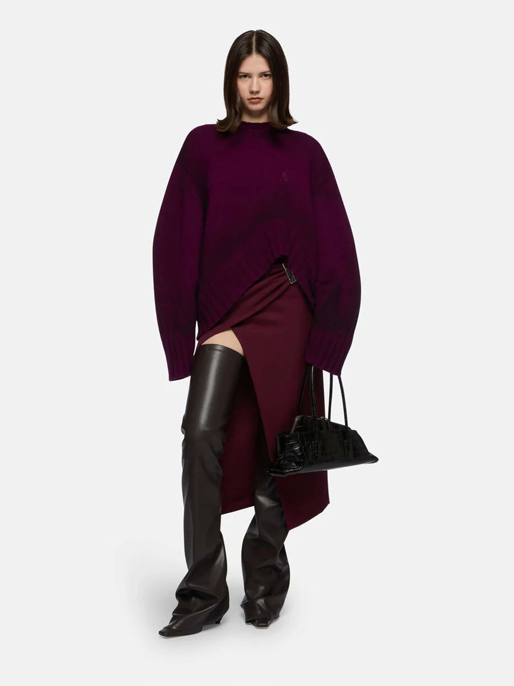 ASYMMETRICAL SWEATER - 2
