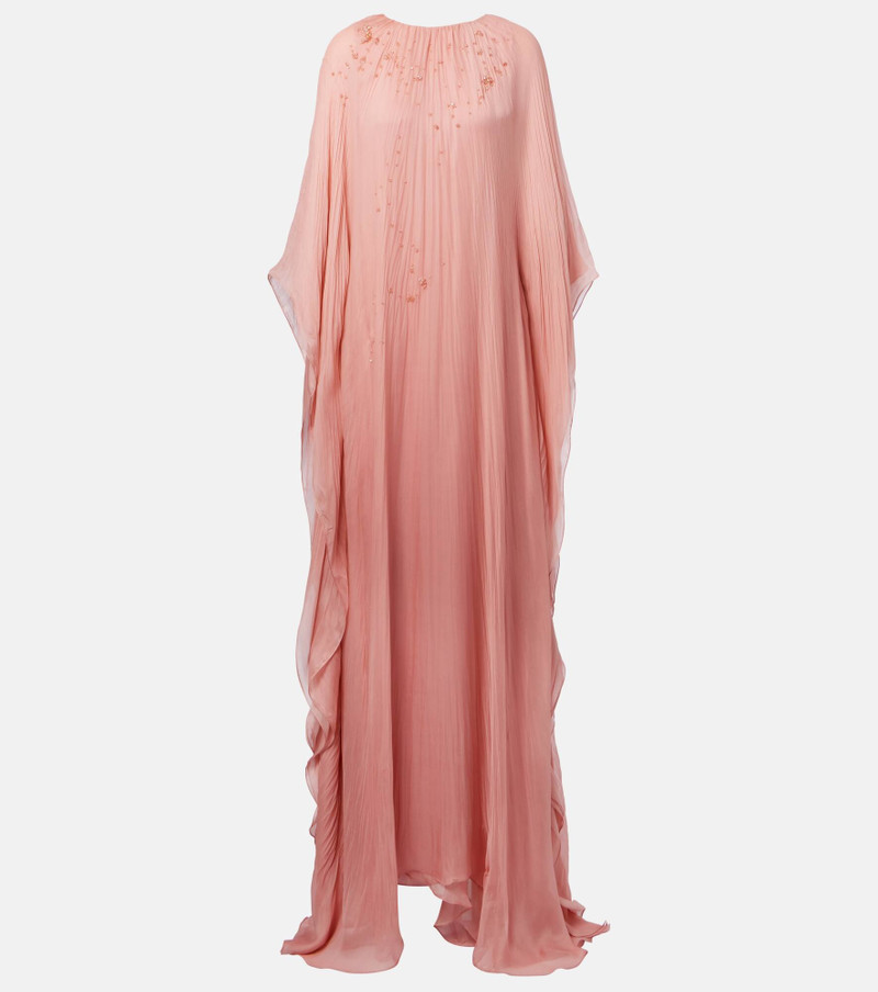 Embellished silk kaftan 1