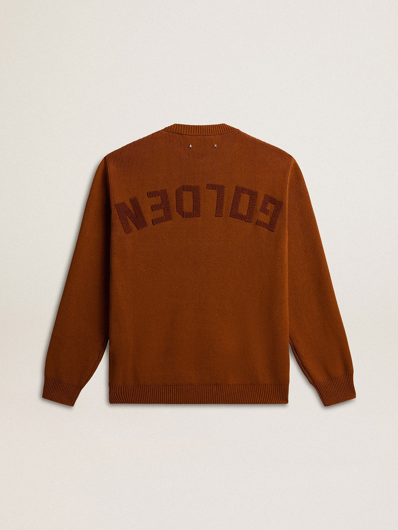 Golden Goose Men's crew-neck sweater with logo on the back outlook