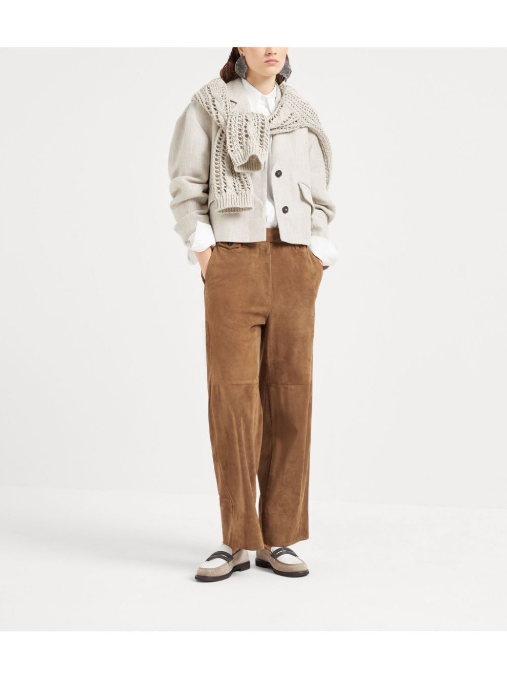 cropped chino trousers - 2