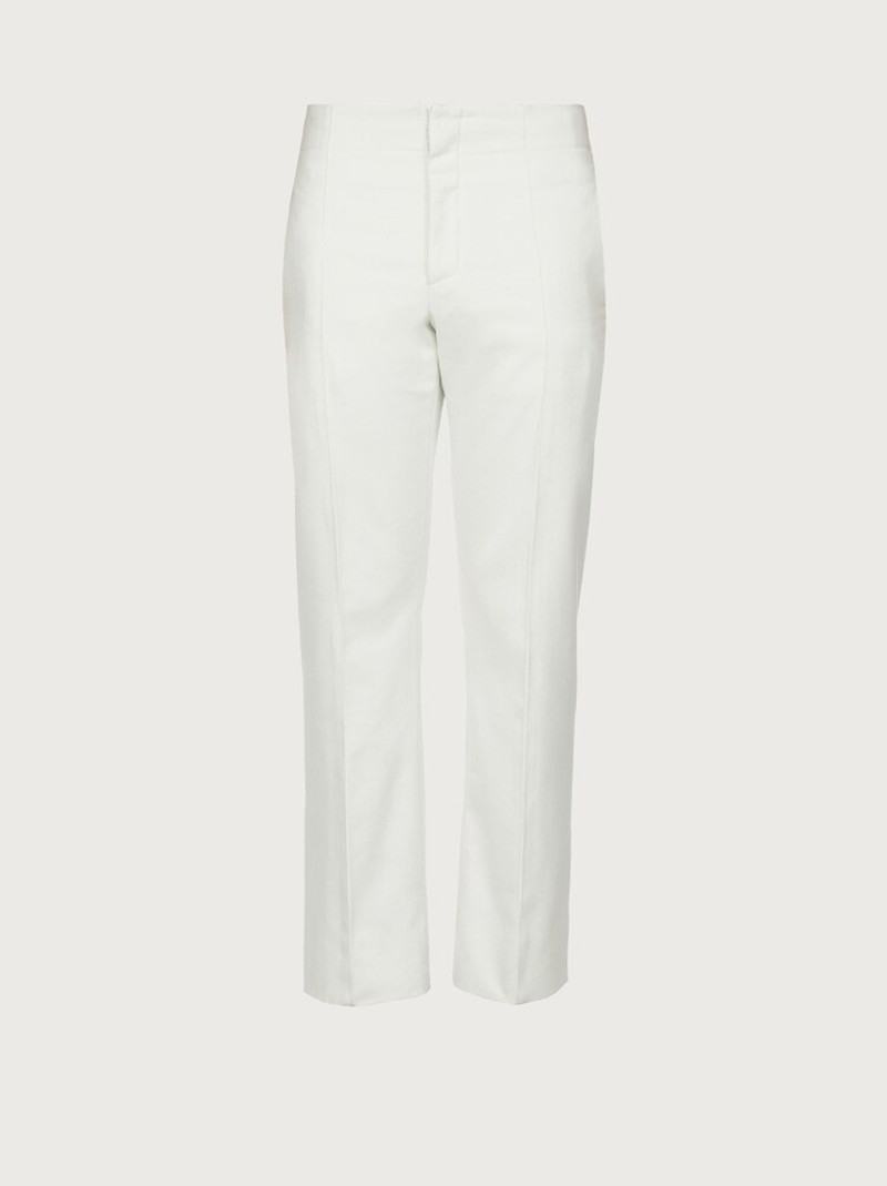 WOOL BLEND TROUSER - 1