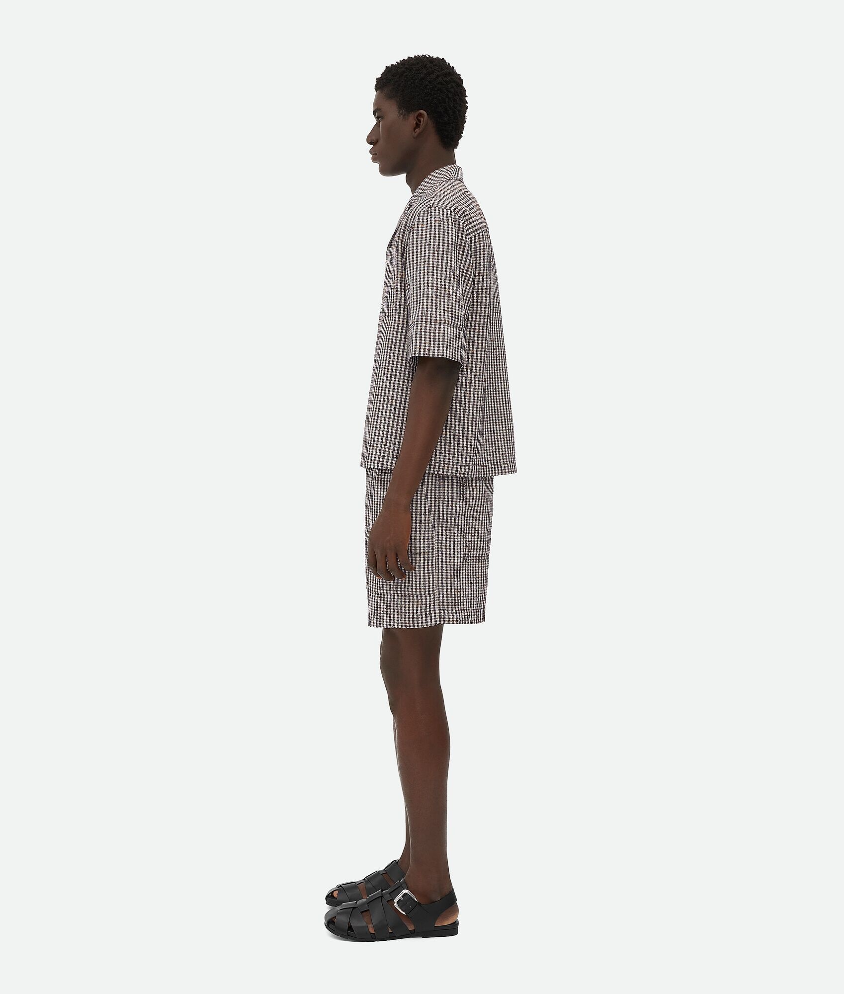 Knotted Viscose Check Shirt - 2
