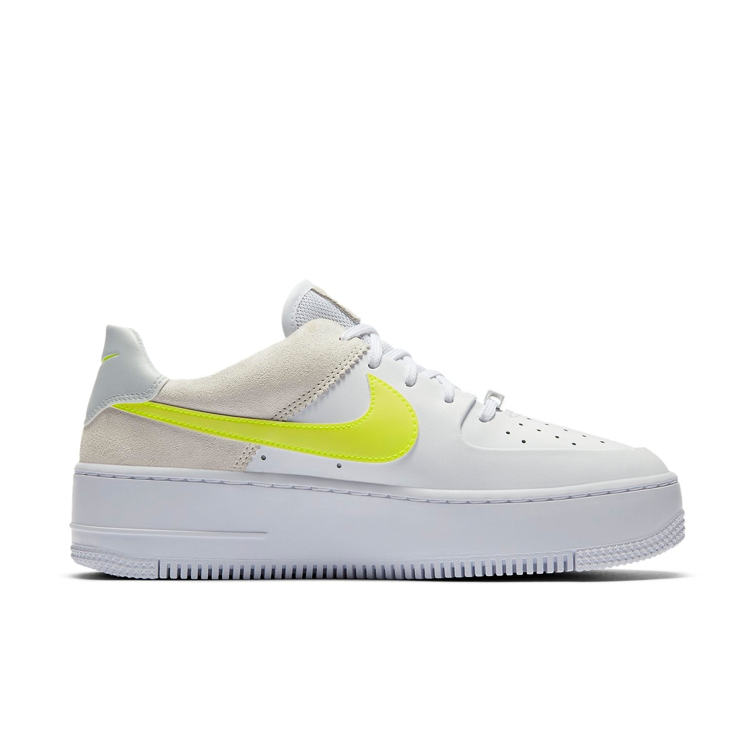 (WMNS) Nike Air Force 1 Sage Low 'White Lemon Venom' CW2652-100 - 2