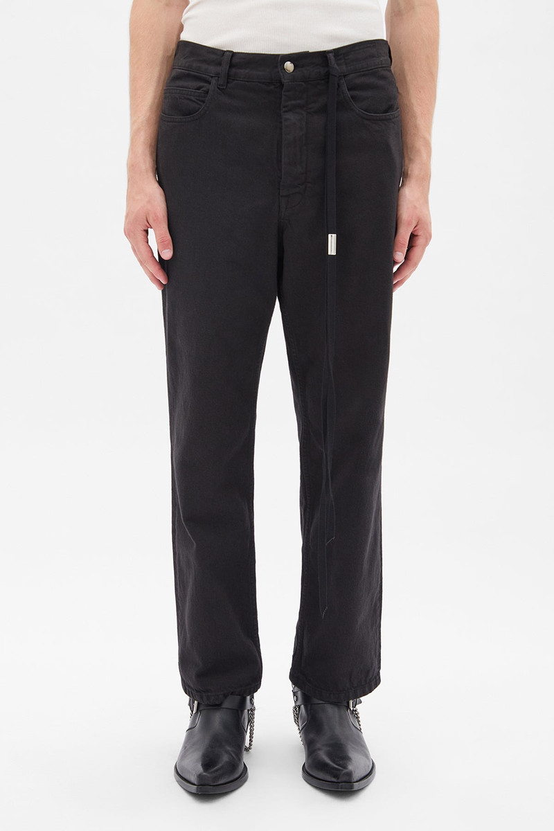 Hodur 5 Pockets Straight High Waisted Trousers 1