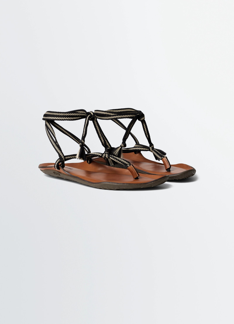 VIBRAM SANDALS IN LEATHER 3
