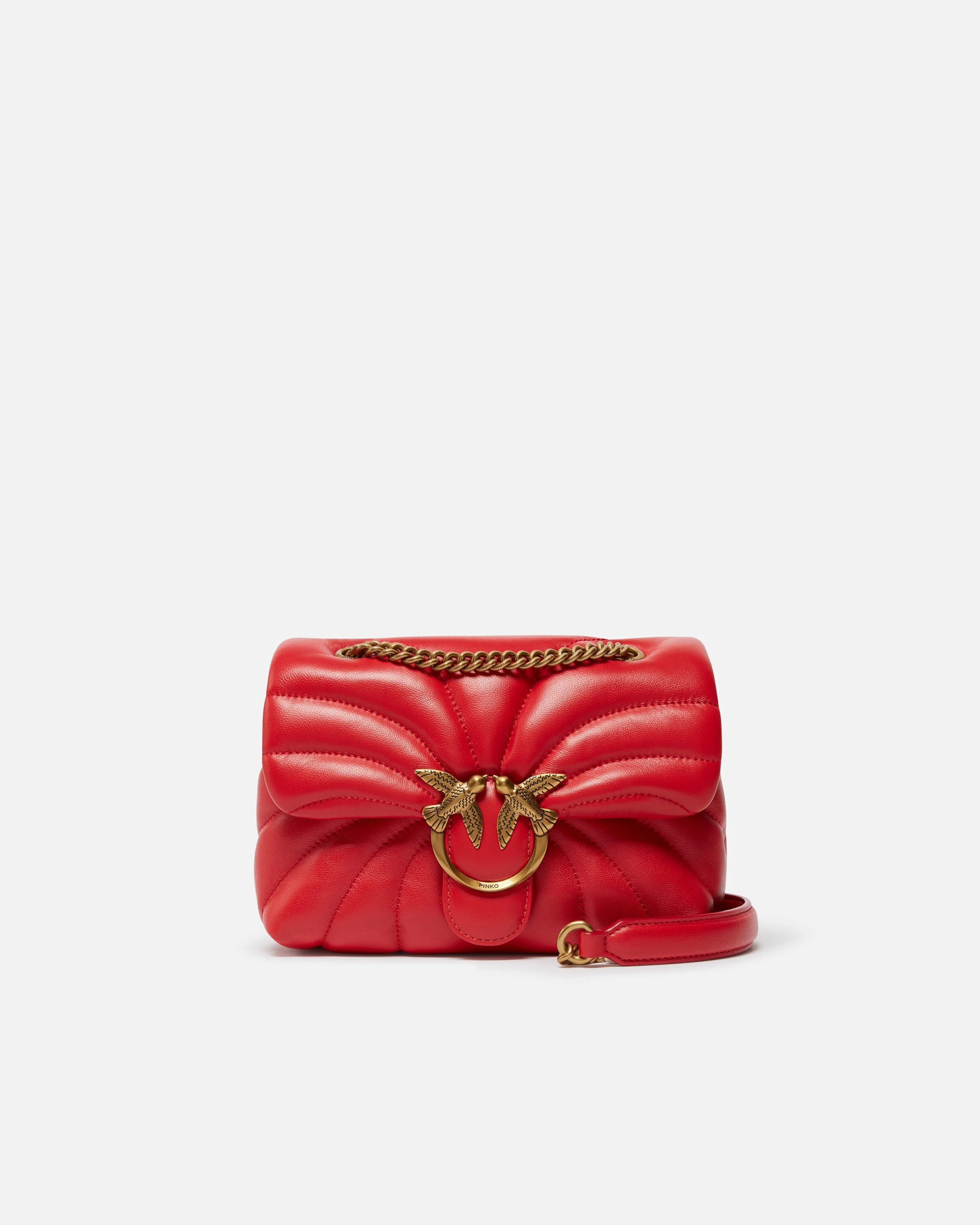 LOVE BAG PUFF BUTTERFLY MINI NAPPA LEATHER CROSSBODY BAG - 1