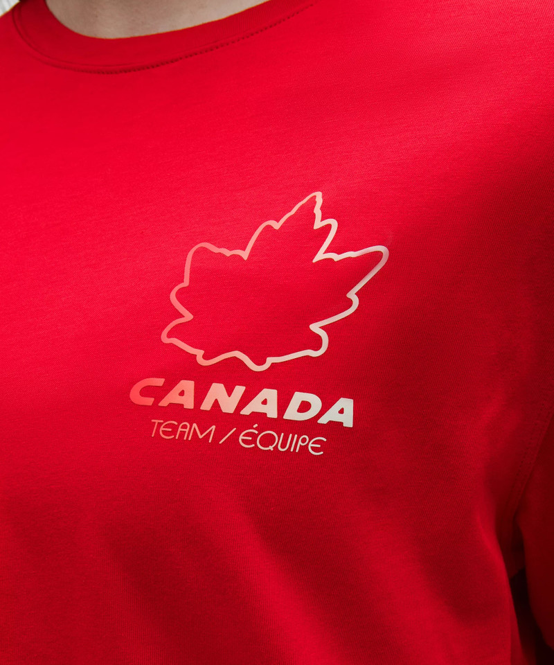 Team Canada Women's Cotton Jersey T-Shirt *COC Logo 5
