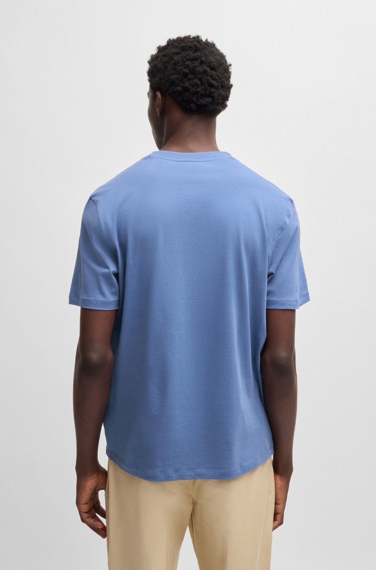 COTTON-JERSEY T-SHIRT WITH RACING LOGO PRINT - 5