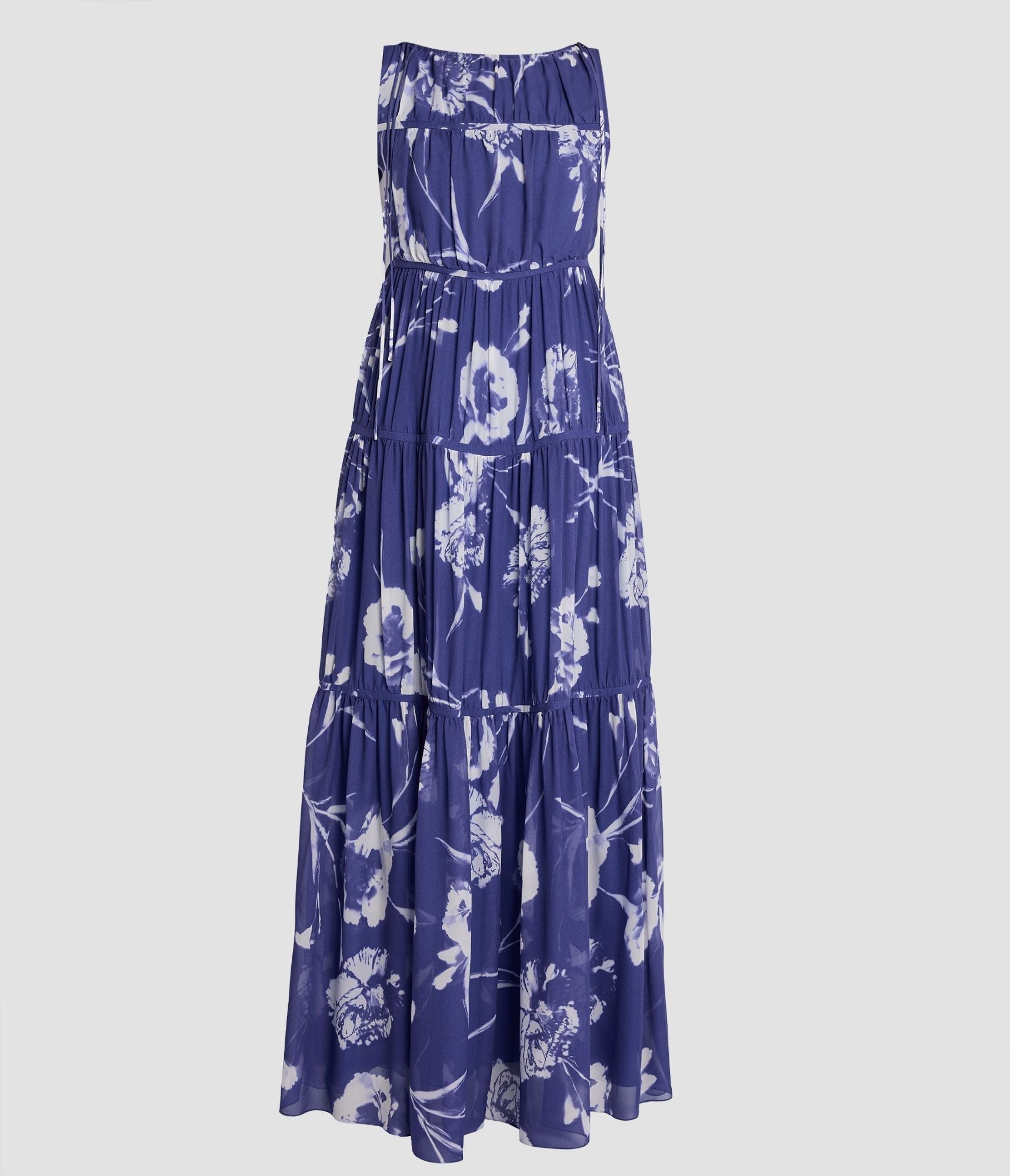 SLEEVELESS GOWN WITH TIE DETAILS - 1