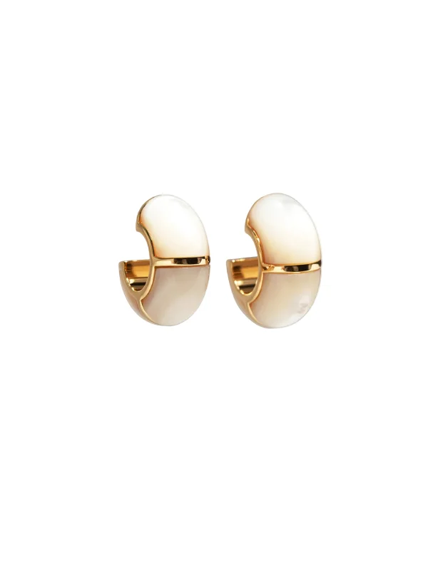 Zellige Hoops in Mother-of-Pearl - 1