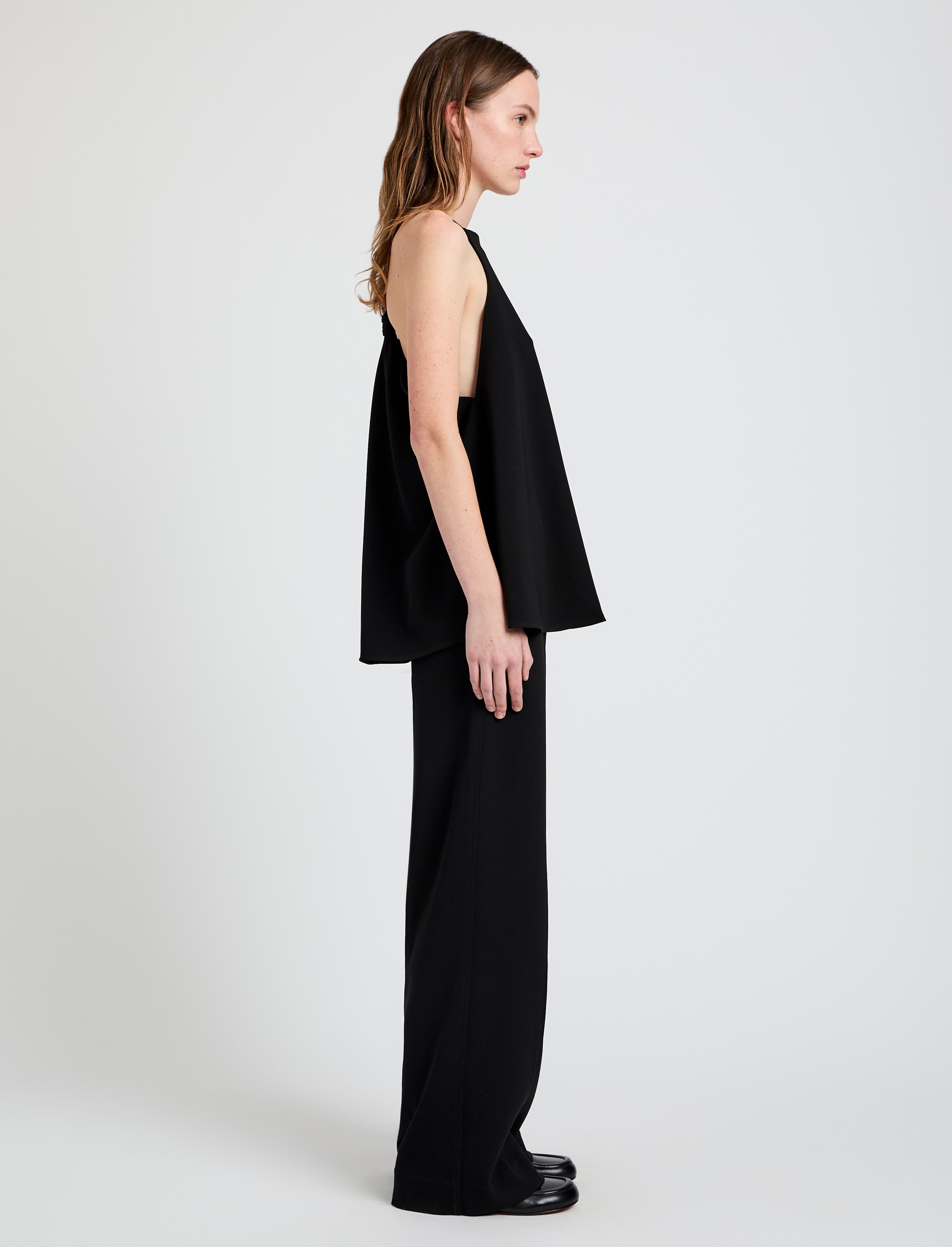 Ensley Top in Matte Double Crepe - 4