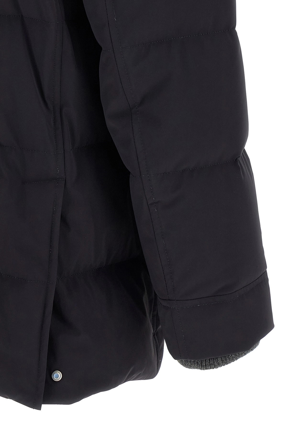 Knit insert down jacket - 4