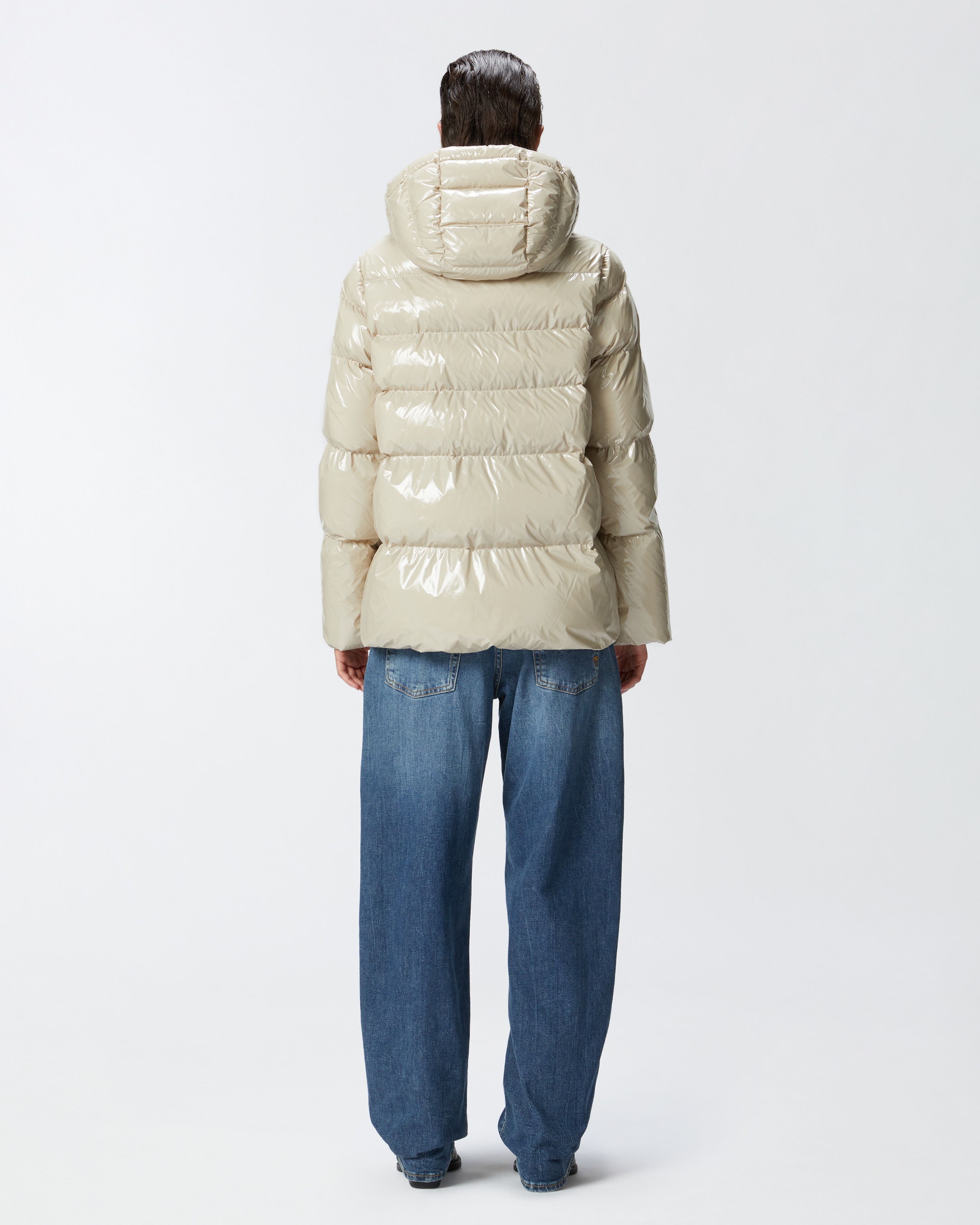 CRYSTAL NYLON PEA JACKET - 4