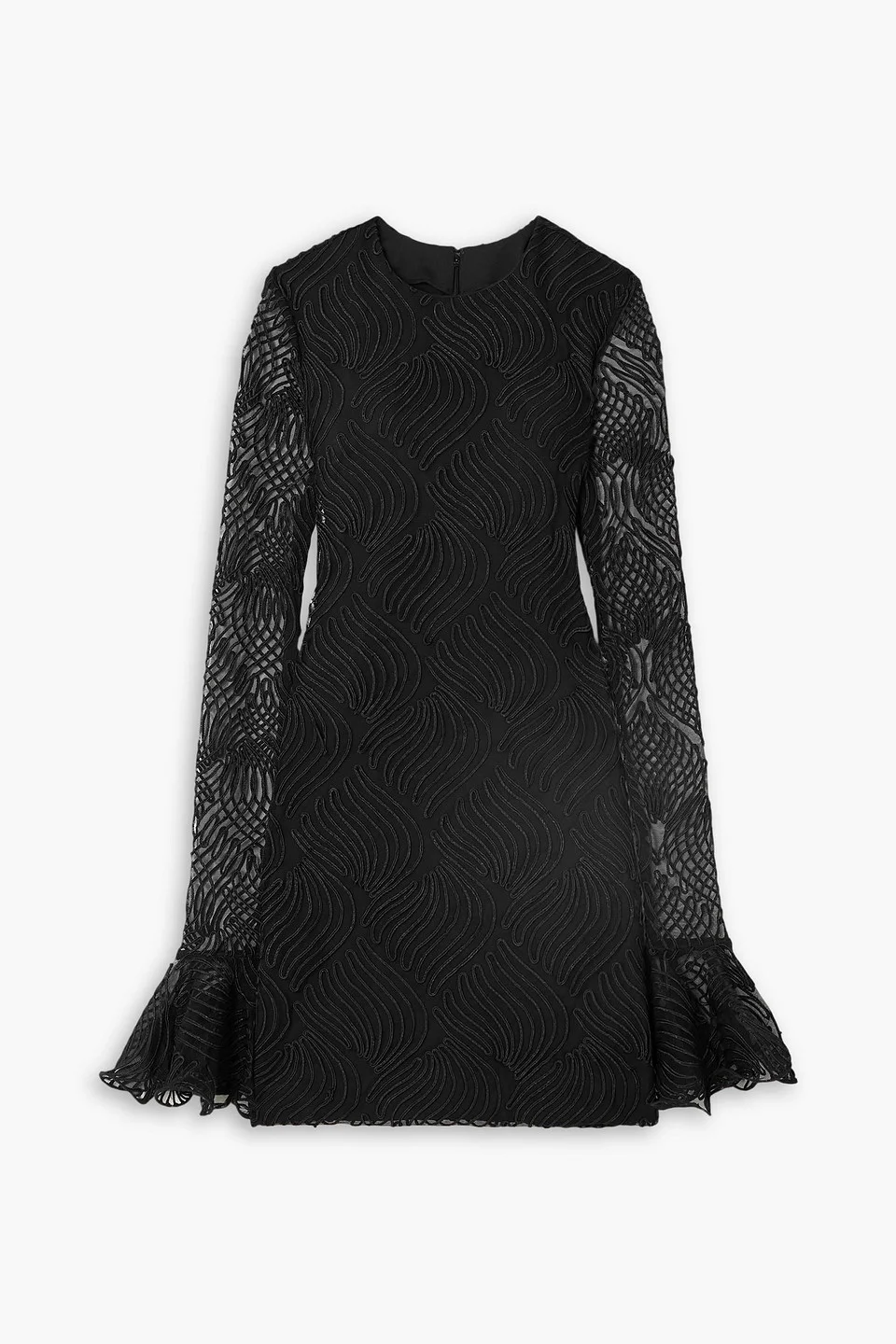 Rositana embroidered tulle mini dress - 1