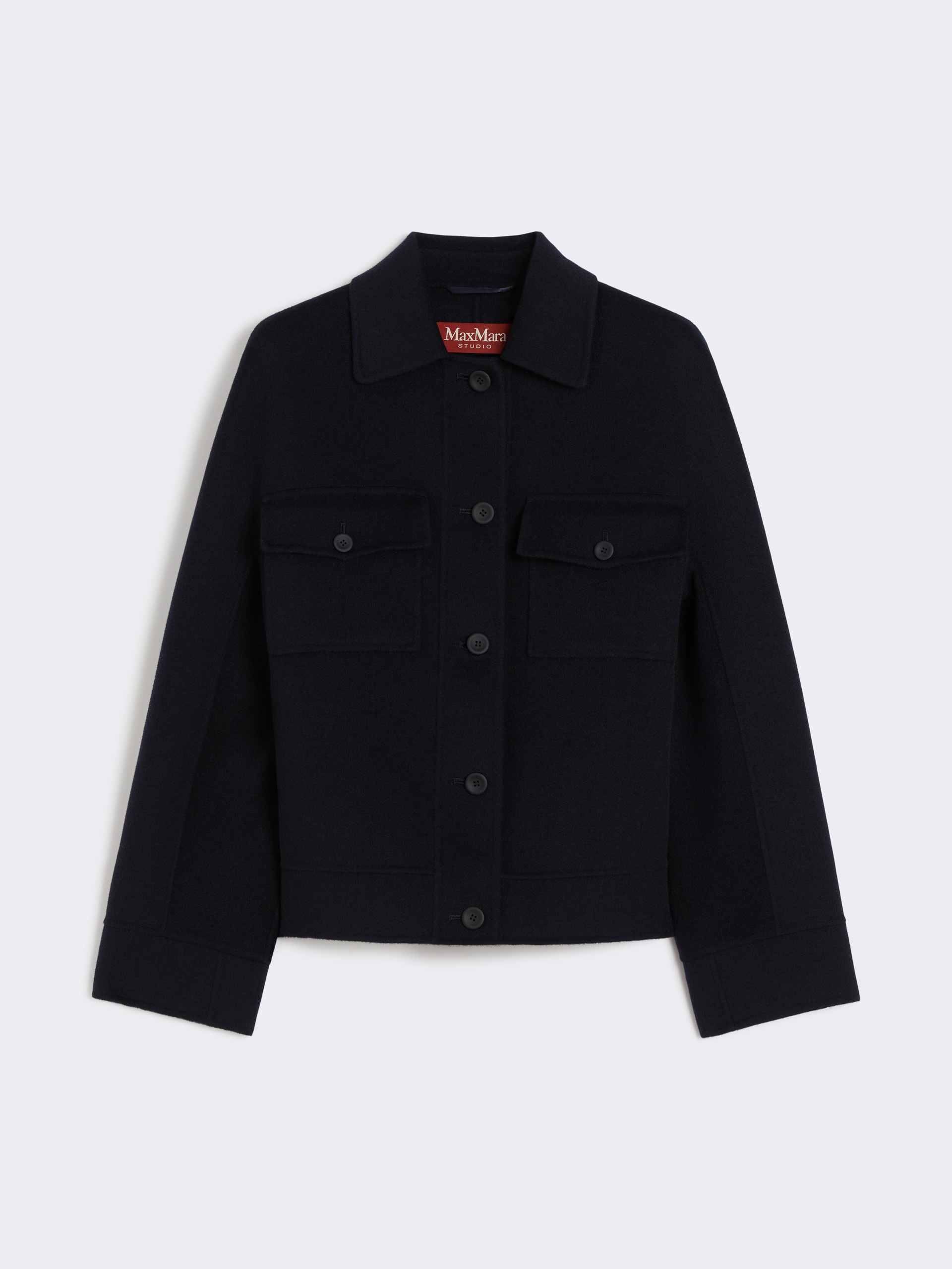 FIERO Wool, cashmere and silk boxy jacket - 1