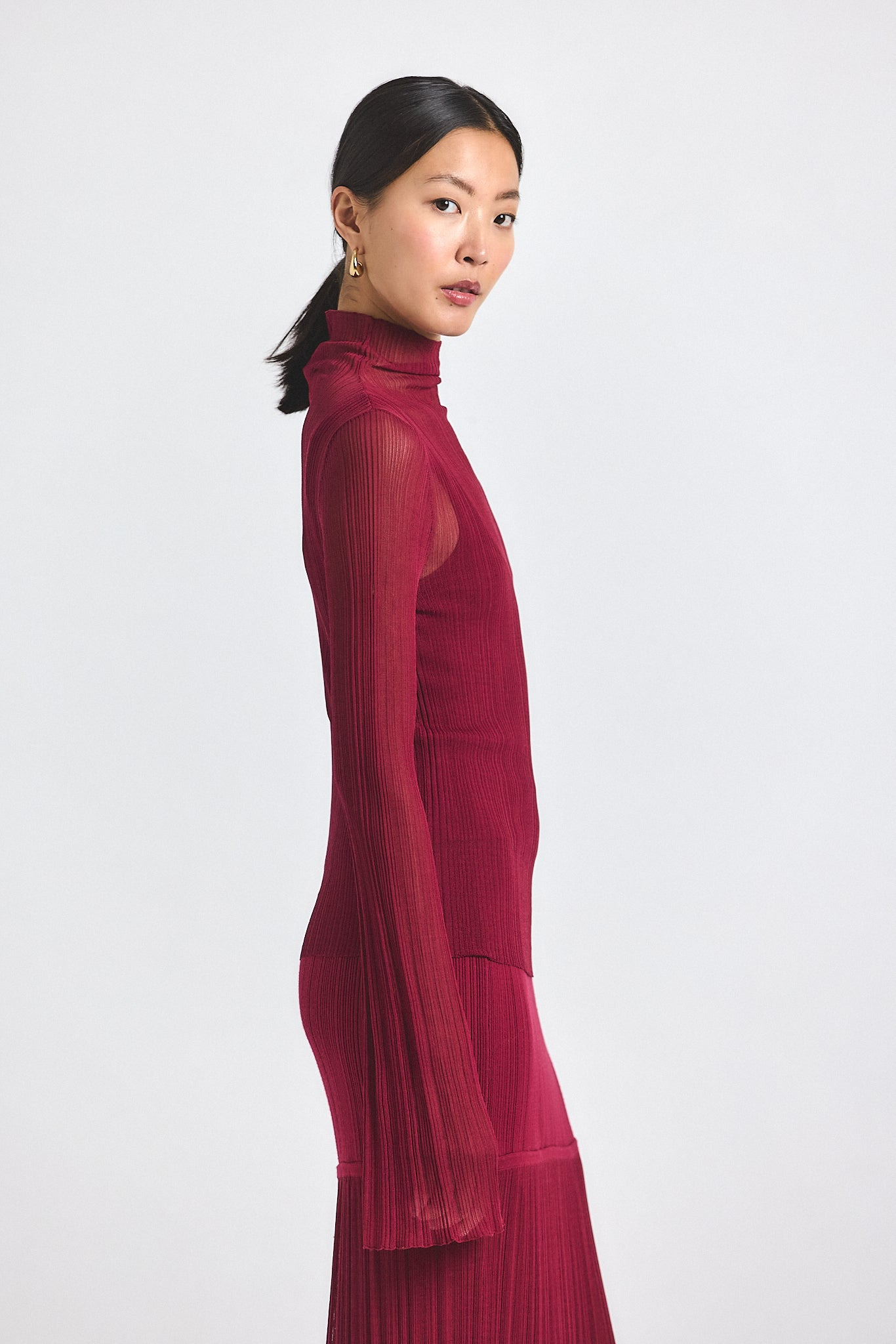 ISOLDE SHEER KNIT SWEATER - 3