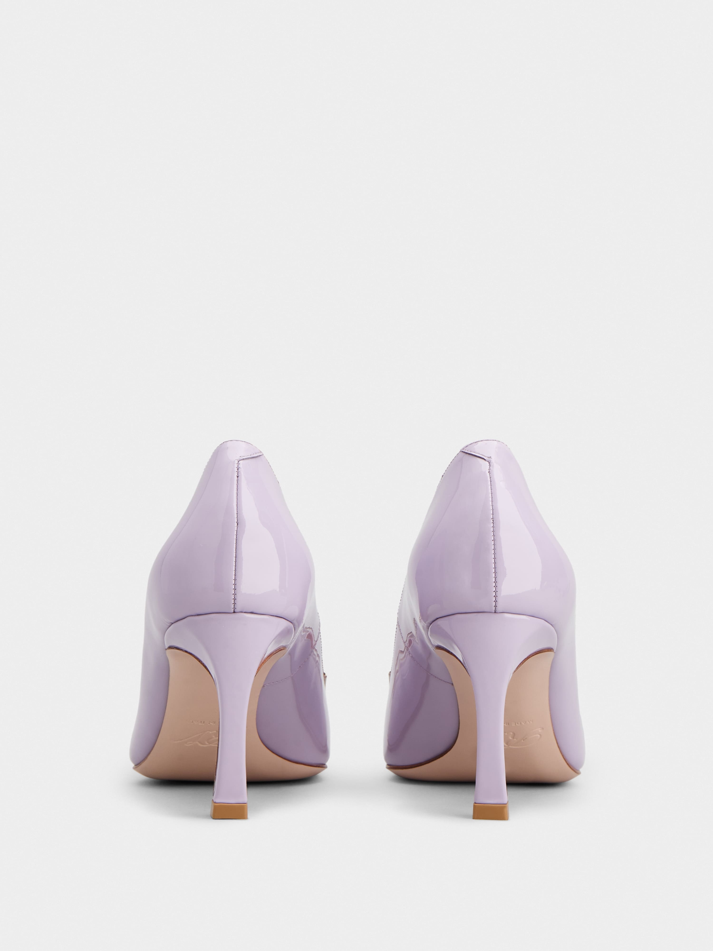 Trompette Metal Buckle Pumps in Patent Leather - 5