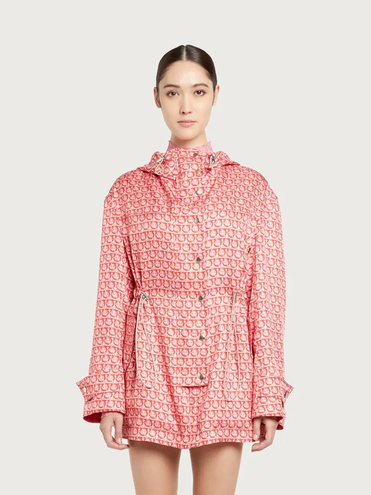 REVERSIBLE SILK PARKA - 2