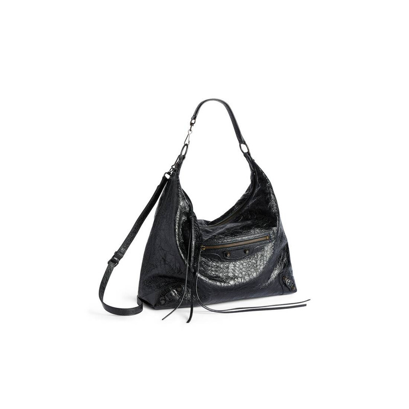 Women's Le City Hobo Bag Medium in Black 2