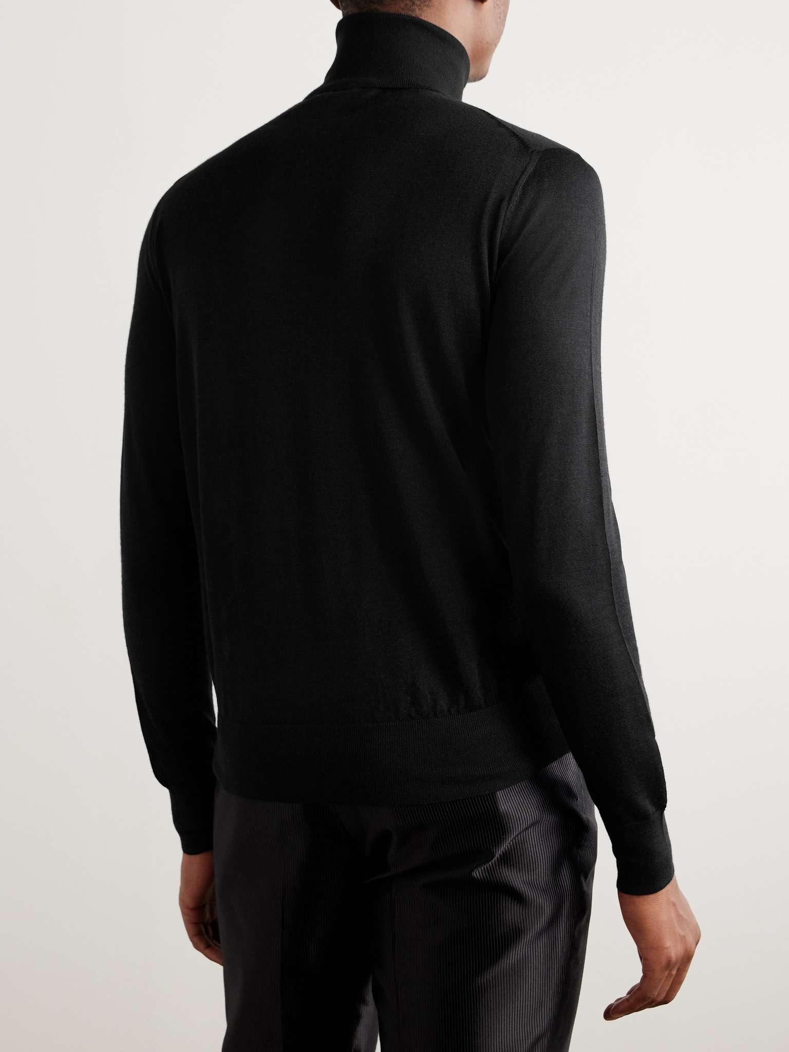 Cashmere and Silk-Blend Rollneck Sweater - 4