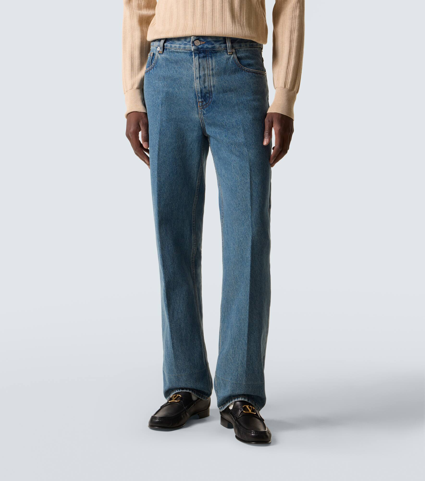 Mid-rise straight jeans - 3