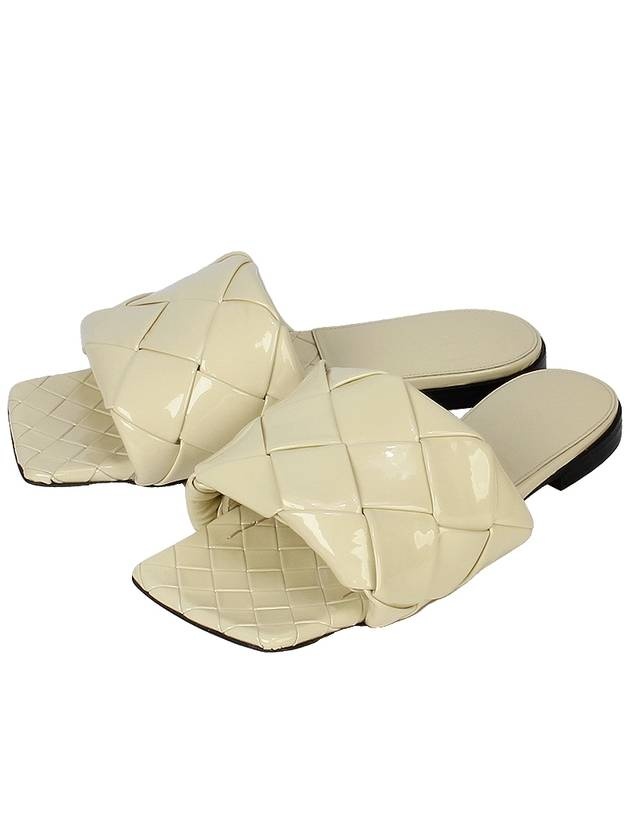 Bottega Veneta Intrecciato Slippers Beige | balaan | REVERSIBLE