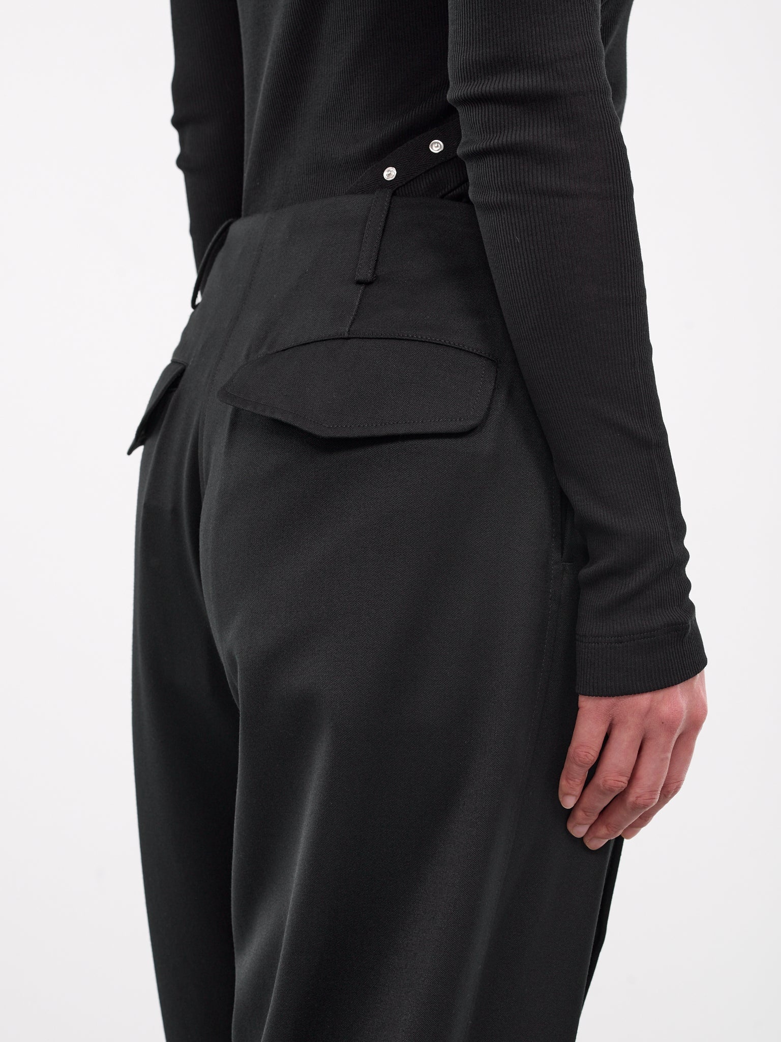 Button Placket Trousers - 4