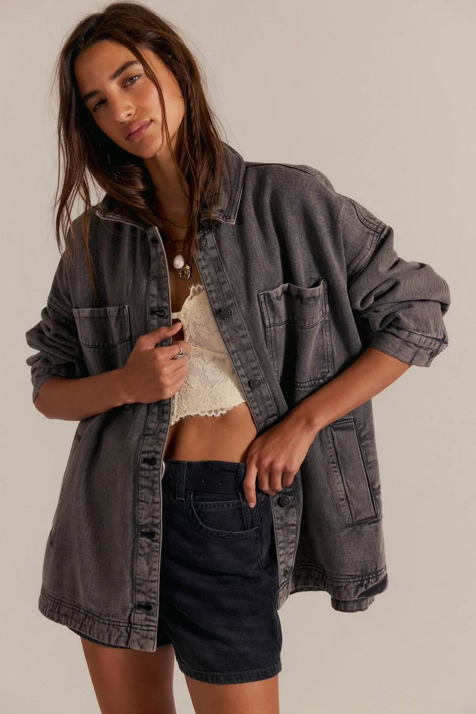 We The Free Madison City Denim Jacket - 1
