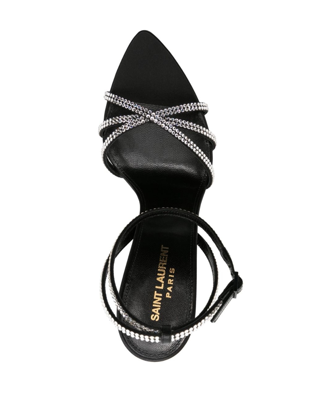 Ava 105mm rhinestone-embellished sandals - 4
