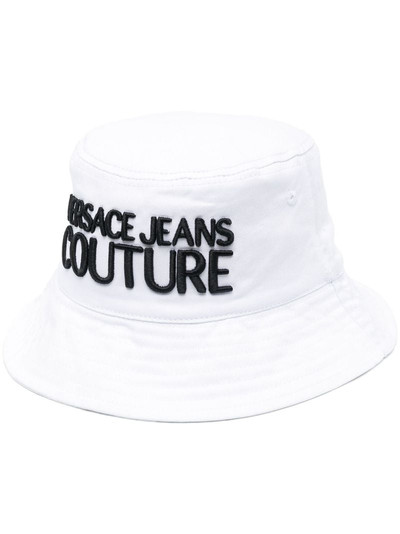 VERSACE JEANS COUTURE embroidered-logo cotton bucket hat outlook