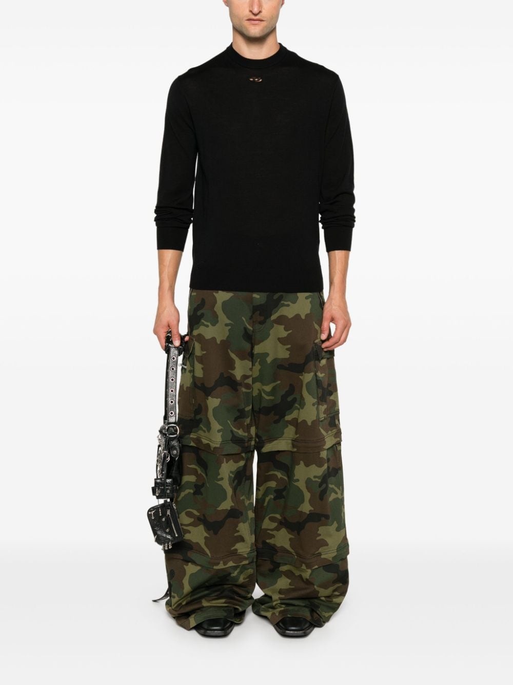 Oval-D embroidered sweater - 2
