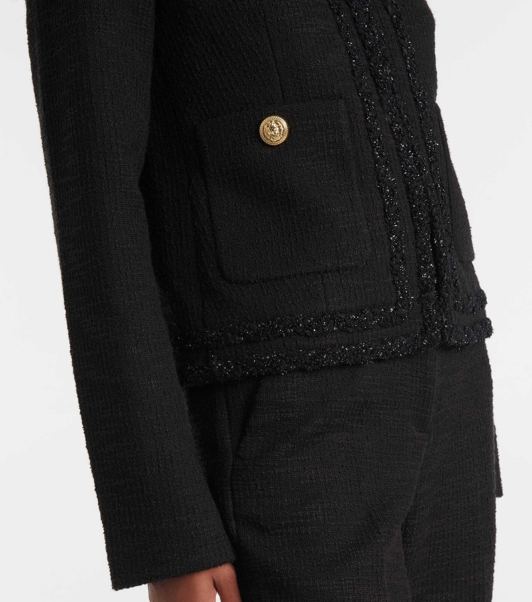 REBECCA VALLANCE Margo bouclé jacket | REVERSIBLE
