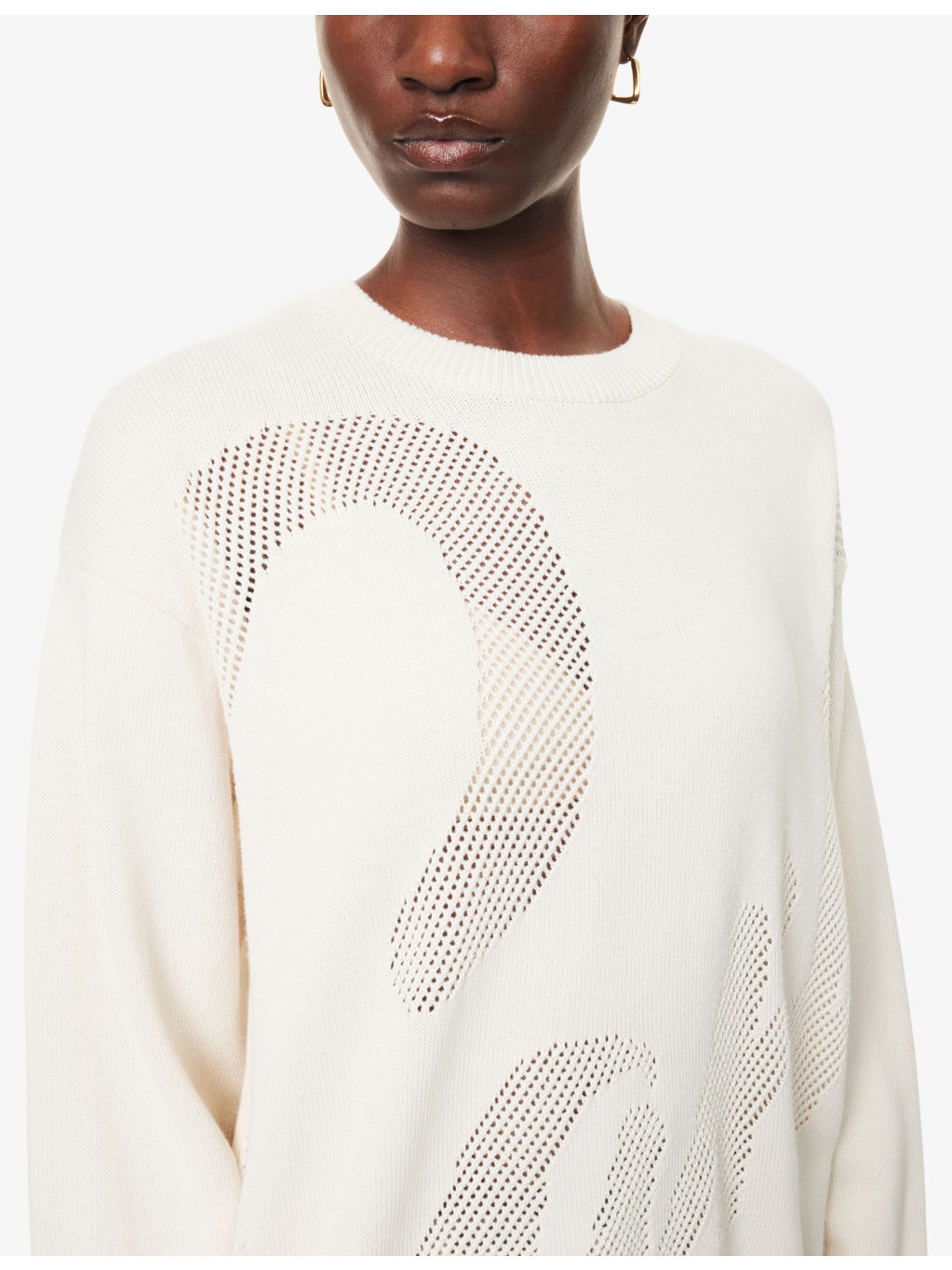 Perla Relaxed-Fit Cotton-Knit Jumper - 5