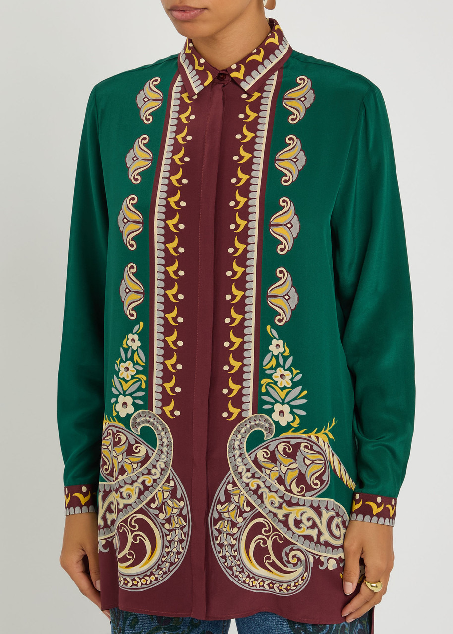 Etro Printed Silk Shirt - 2